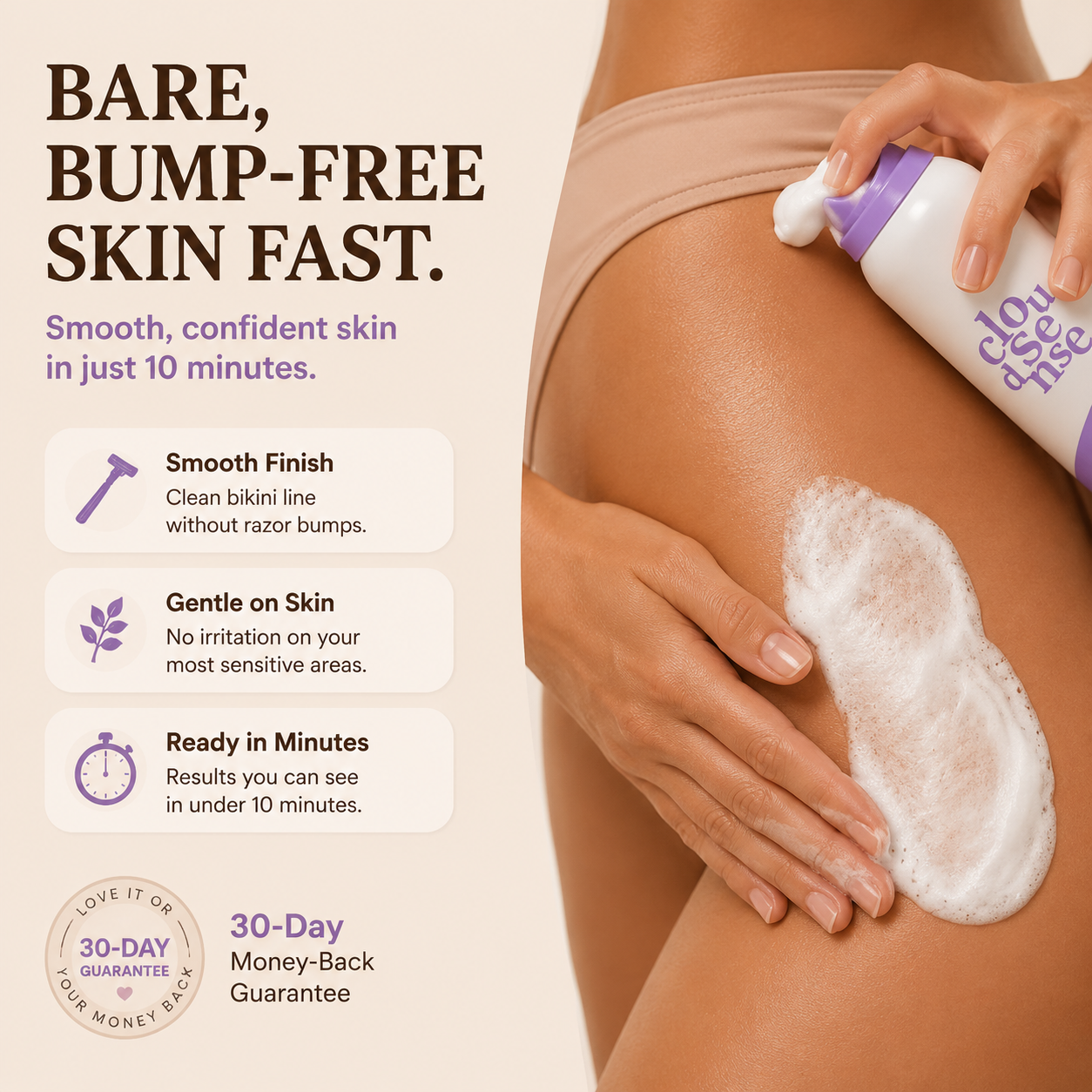 Gentle Hair Removal Body Spray