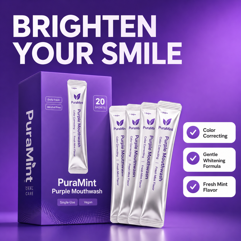 Purple Mouthwash for Oral Hygiene