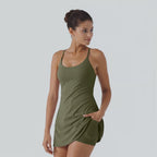 Plush Backless Active Dress